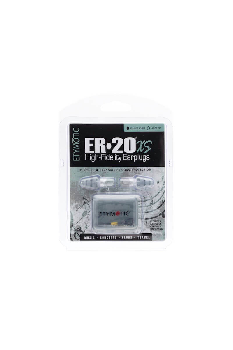 Etymotic ER-20XS Universal Fit High Fidelity Earplugs Clear 